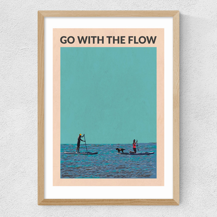 Go With The Flow Medium Oak Frame