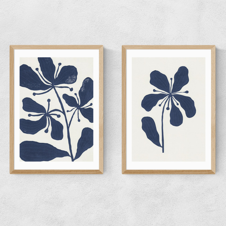 Whimsical Blossoms Diptych