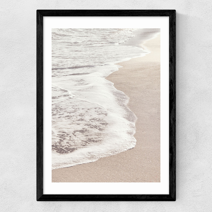 Waves II Medium Black Frame