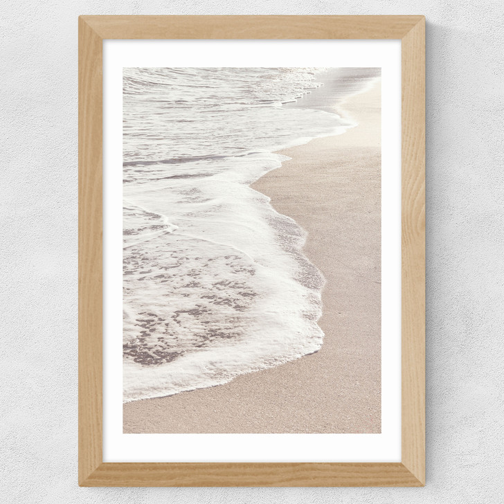 Waves II Wide Oak Frame