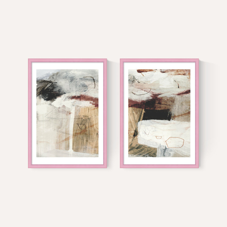 Marked Surface Diptych