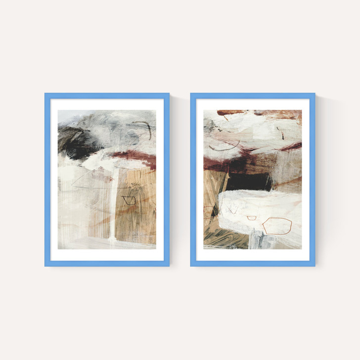 Marked Surface Diptych