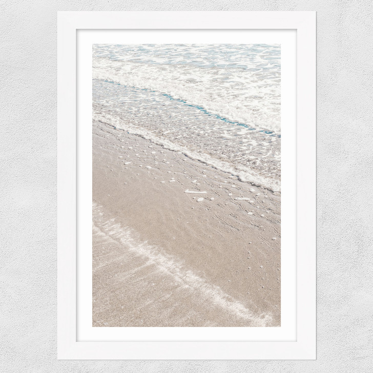 Beach 4 Wide White Frame