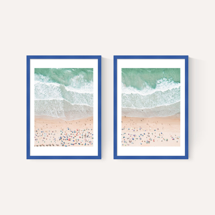 Aerial Beach Diptych