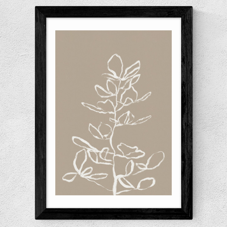 Elegant Branch Wide Black Frame