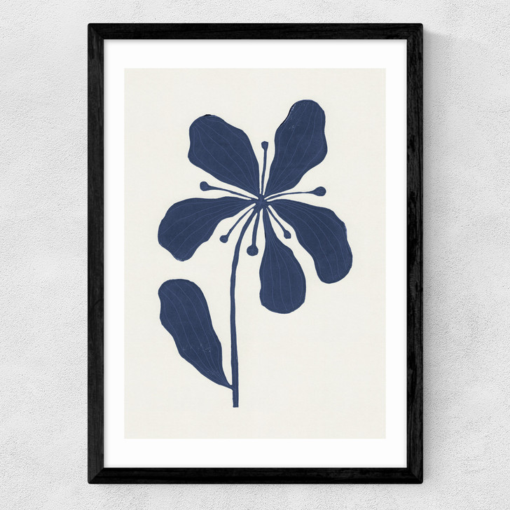 Whimsical Blossoms 2 Medium Black Frame