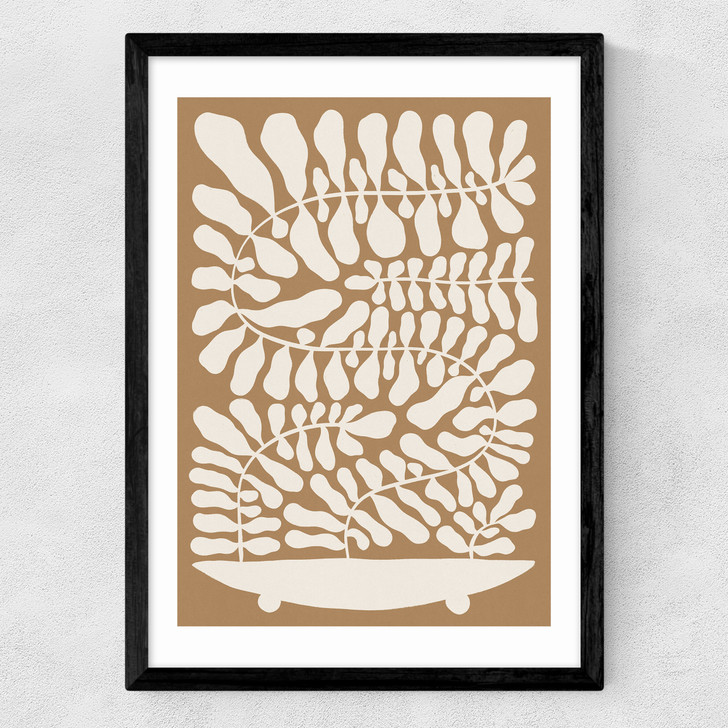 One Hundred Leaved Plant VII Brown