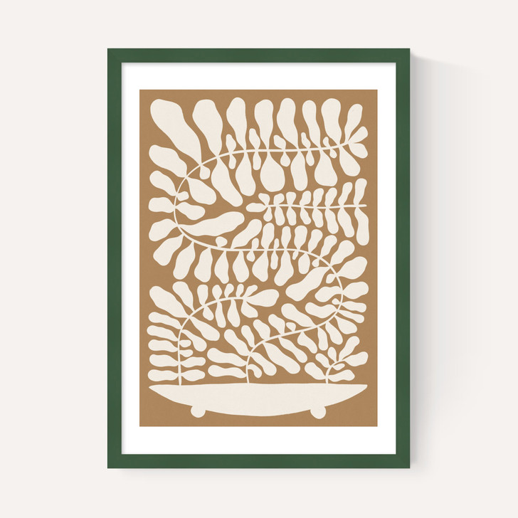 One Hundred Leaved Plant VII Brown