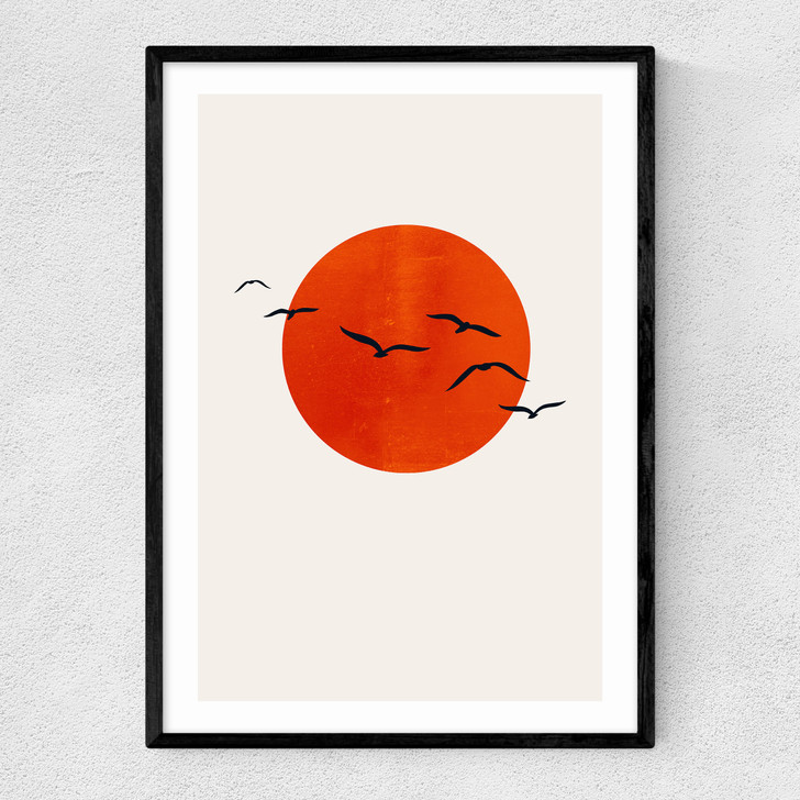A Sunny Day Narrow Black Frame