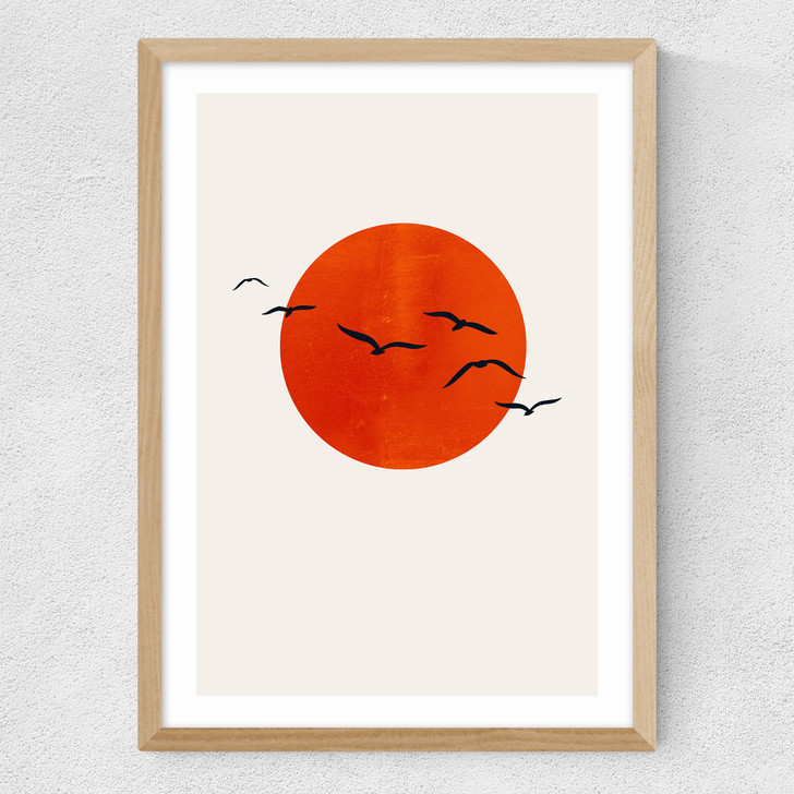 A Sunny Day Medium Oak Frame