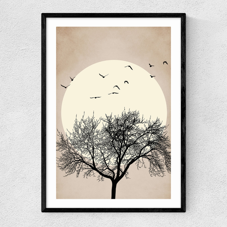 Dreamers (Bright) Narrow Black Frame