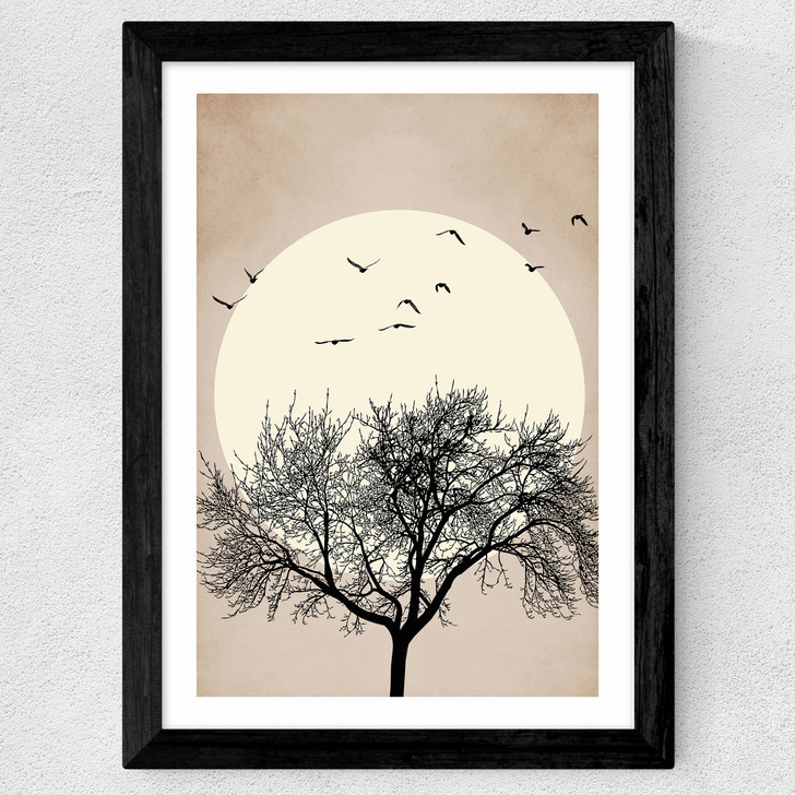 Dreamers (Bright) Wide Black Frame