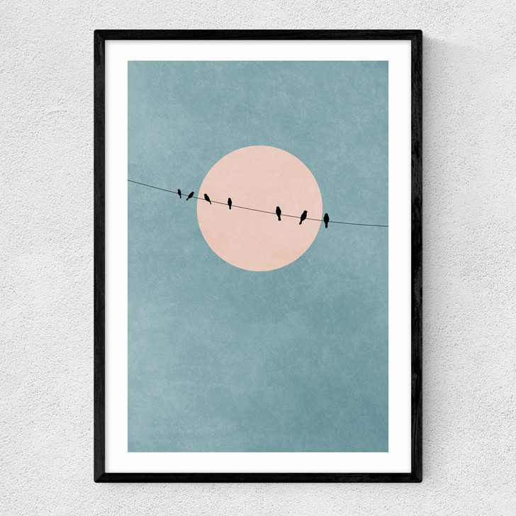 The Beauty Of Silence Narrow Black Frame