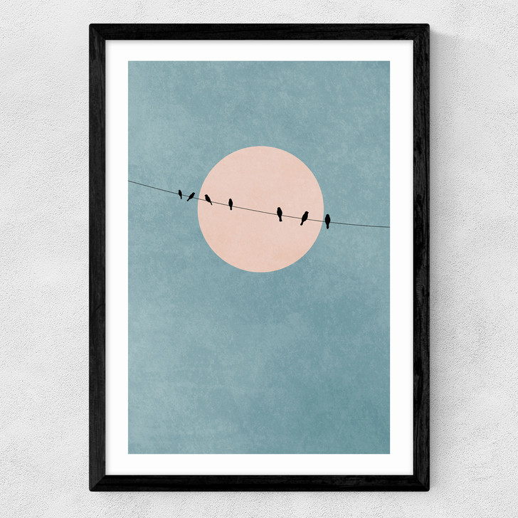 The Beauty Of Silence Medium Black Frame