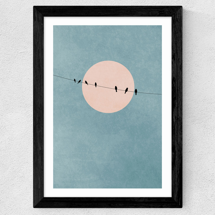 The Beauty Of Silence Wide Black Frame