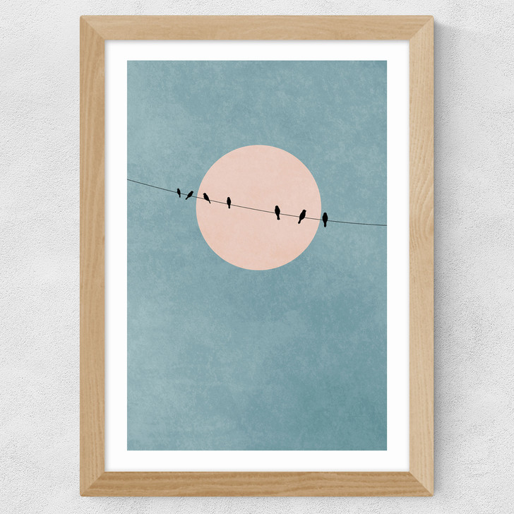 The Beauty Of Silence Wide Oak Frame