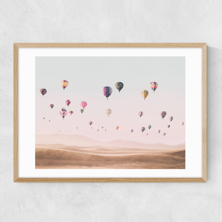 Around the World Narrow Oak Frame