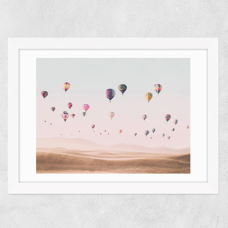 Around the World Wide White Frame