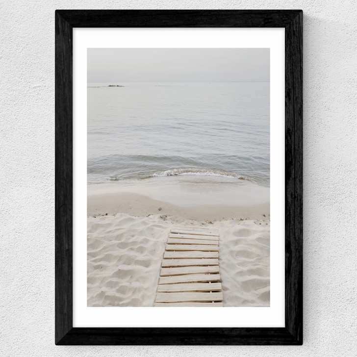 Call of the Coast Wide Black Frame