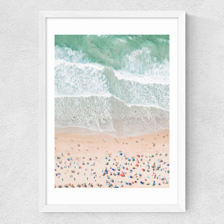Aerial I Medium White Frame