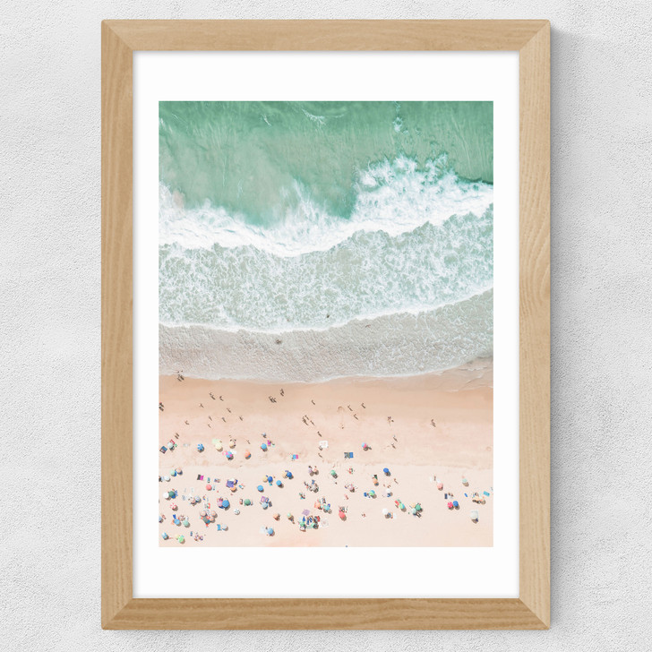 Aerial II Wide Oak Frame