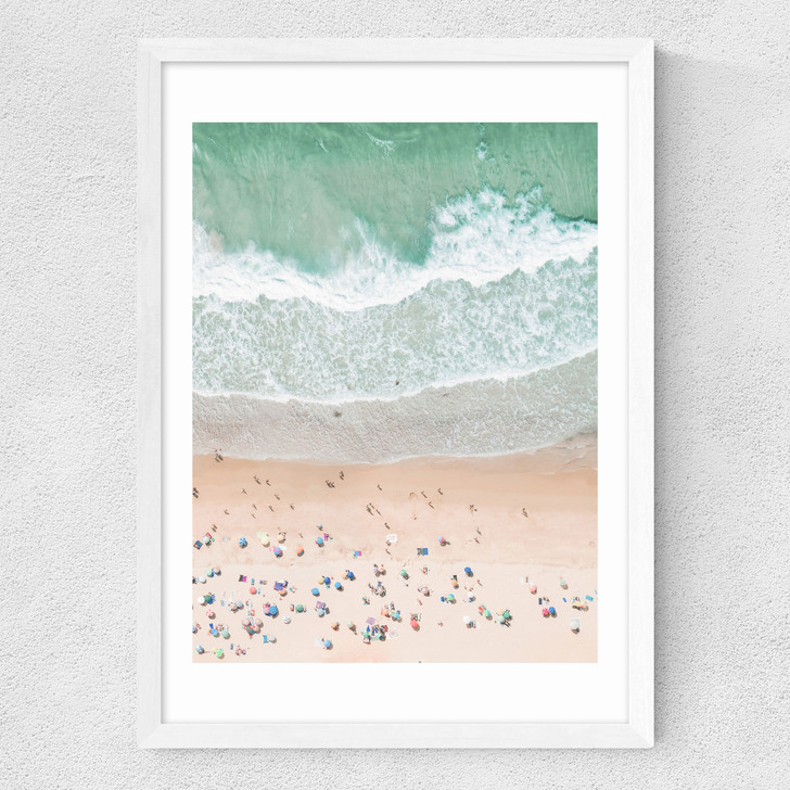 Aerial II Medium White Frame