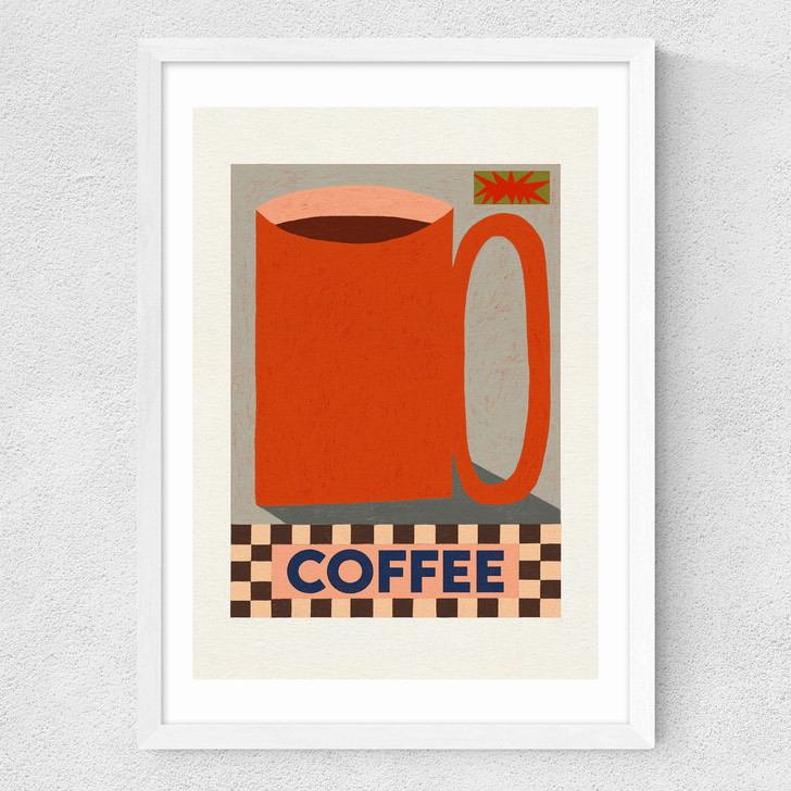 How Do You Take Your Coffee Medium White Frame