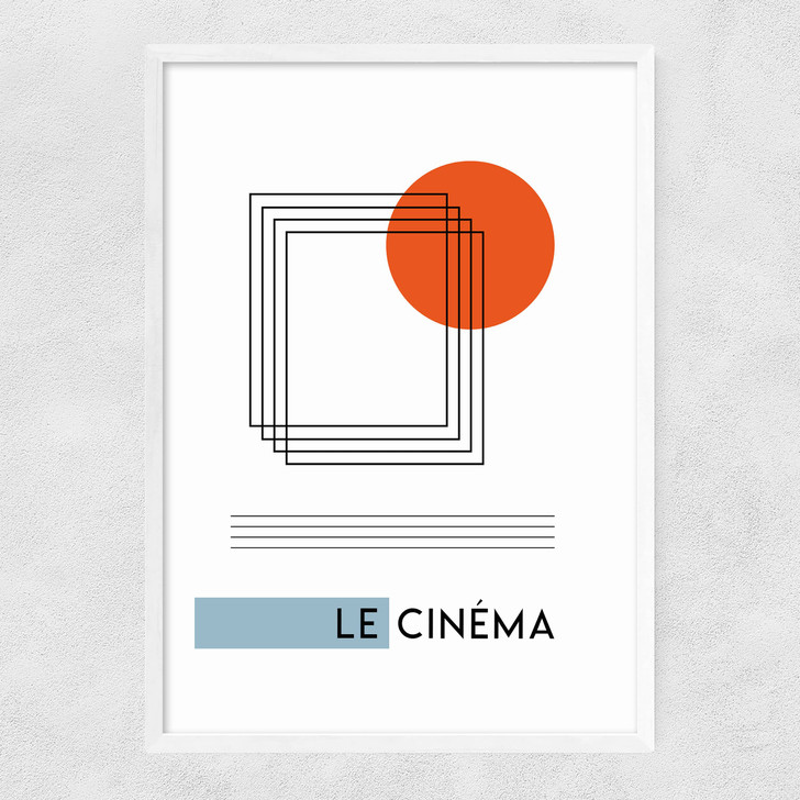 Le CinèMa Narrow White Frame