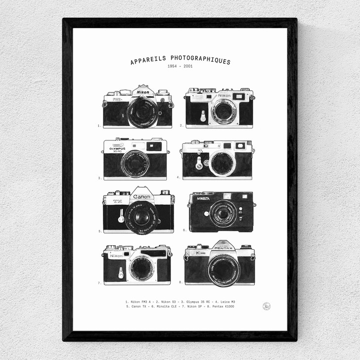 Appareils Photographiques Medium Black Frame