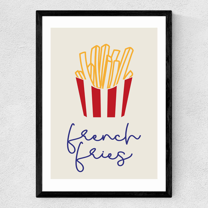 French Fries Medium Black Frame