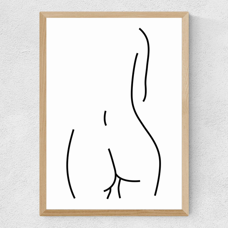 Derriere Medium Oak Frame