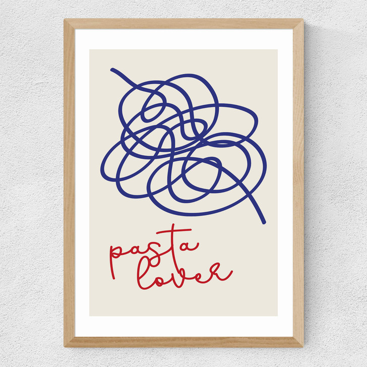 Pasta Lover Medium Oak Frame