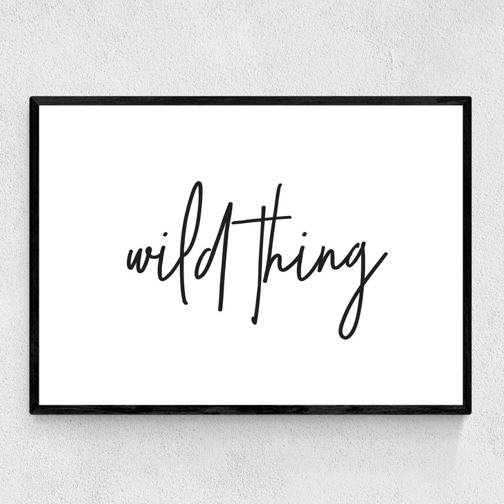 Wild Thing Narrow Black Frame