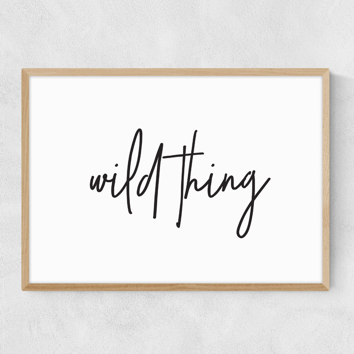 Wild Thing Narrow Oak Frame