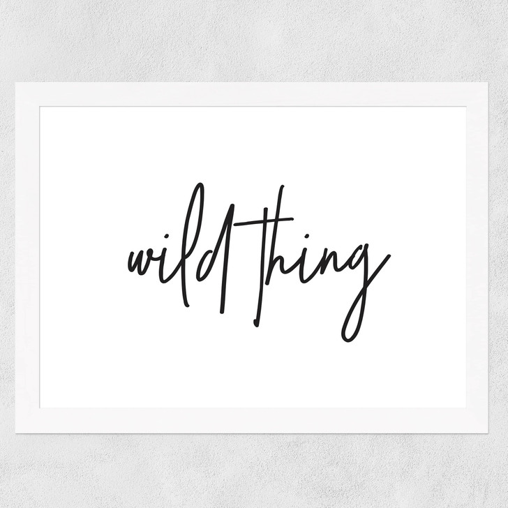 Wild Thing Wide White Frame