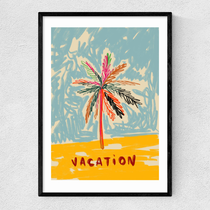 Vacation Narrow Black Frame