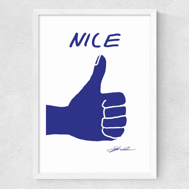 Nice Medium White Frame