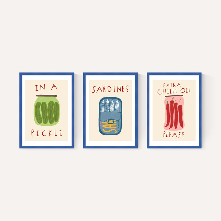 Kitchen Pantry Triptych