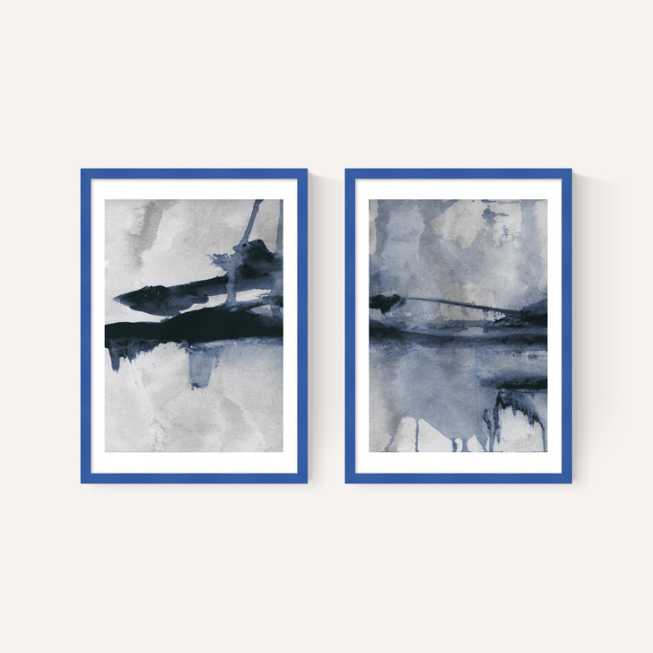 Blue Diptych