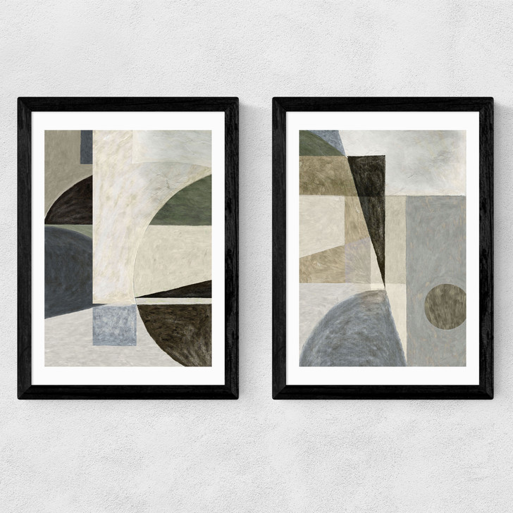 Richmond Diptych Medium Black Frame