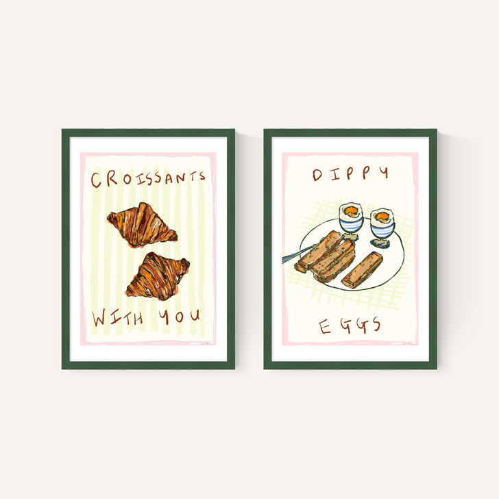 Breakfast Diptych