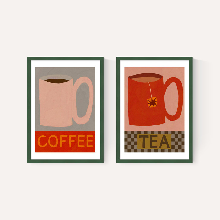 Tea and Coffee Diptych