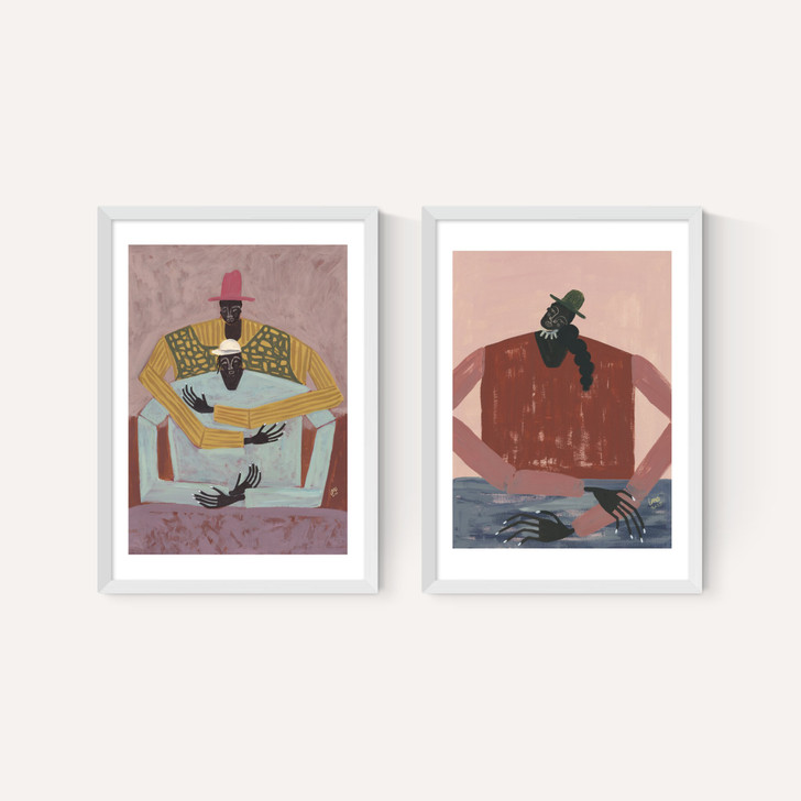 The Hug & Take A Moment Diptych