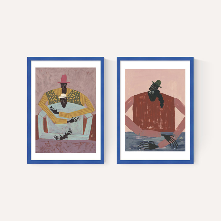 The Hug & Take A Moment Diptych