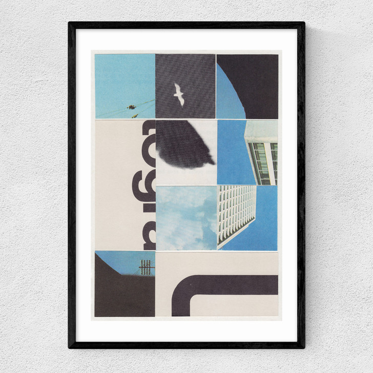 City In Pieces Narrow Black Frame