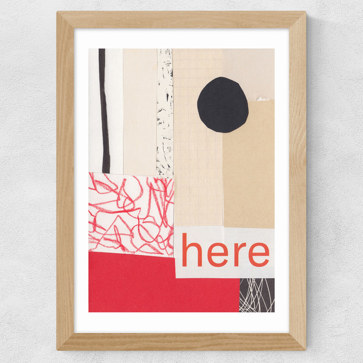 Here Wide Oak Frame
