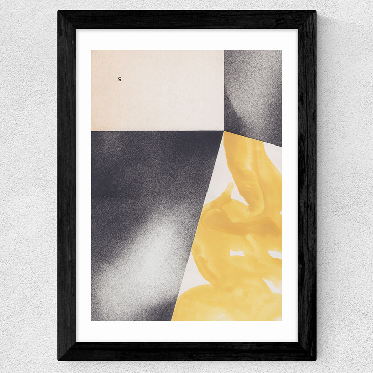 Number Five Wide Black Frame