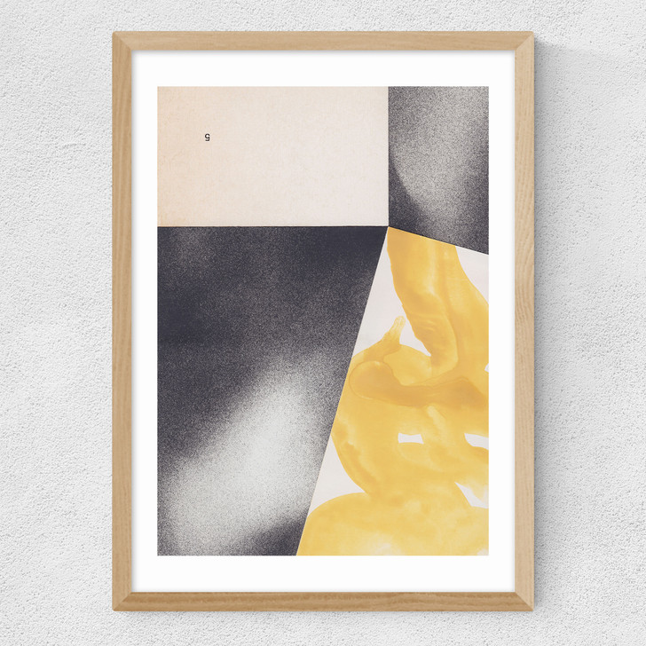 Number Five Medium Oak Frame