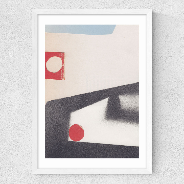 The Paused Game Medium White Frame