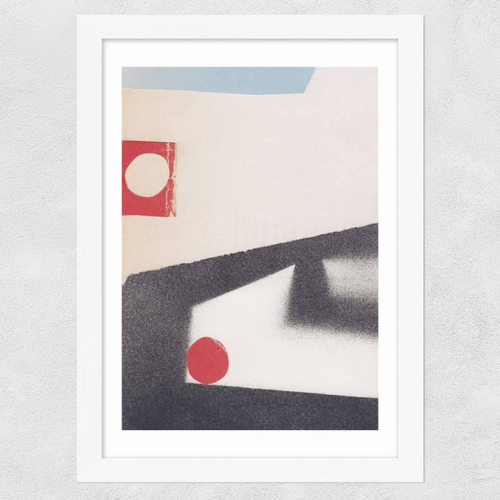 The Paused Game Wide White Frame